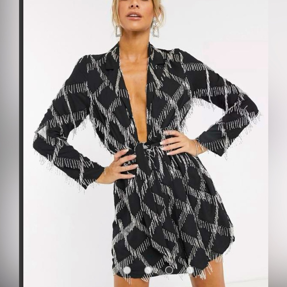 ASOS Embellished blazer dress
